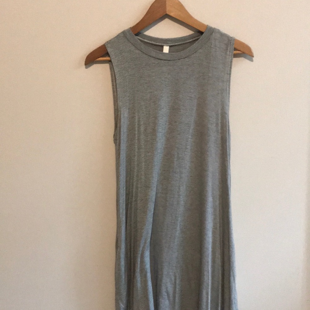 Cute and cosy striped dress